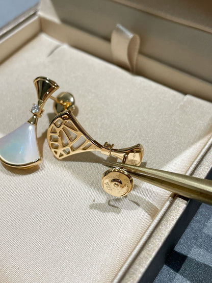 [GALE]DREAM MOP 1 DIAMOND EARRINGS