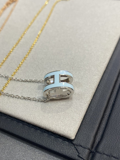 [GALE]POP H LIGHT BLUE NECKLACEGALE