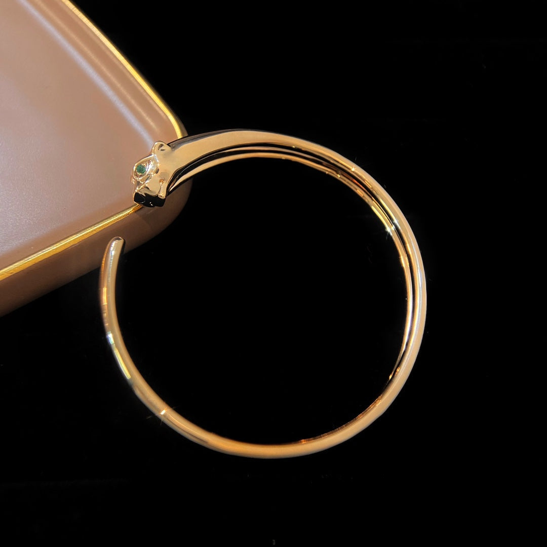 [ゲイル]パンサー ゴールド オープンブレスレット