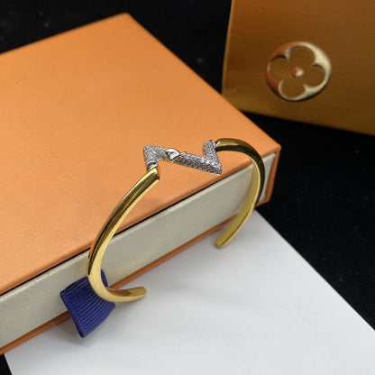 [GALE]VOLTE UPSITE DOWN DIAMOND GOLD OFFENES ARMBAND