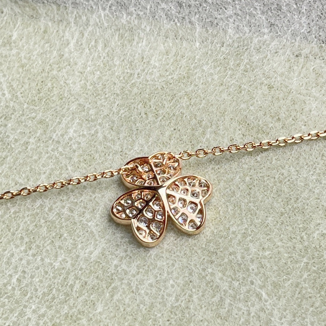 [GALE]FLOWER DIAMOND NECKLACE