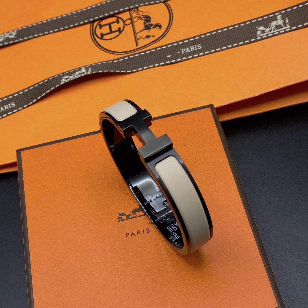 [GALE]H ARMBAND 12MM SCHWARZ BEIGE KERAMIK