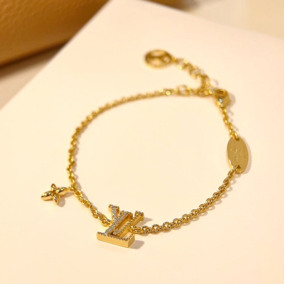 [GALE]LOGO STAR MOTIF GOLD ARMBAND