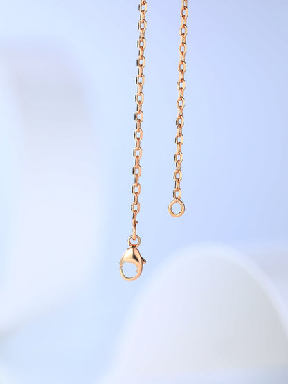 [GALE]H CAGE PINK GOLD NECKLACE