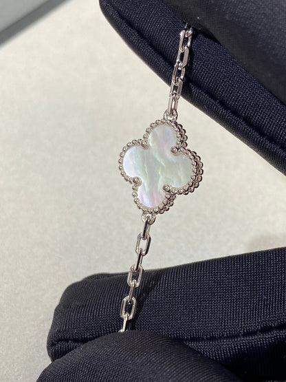 [GALE]CLOVER SILVER POP 5 MOTIF ARMBAND 