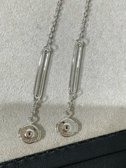 [GALE]CHAINE CHAOS DIAMOND DROP EARRINGS
