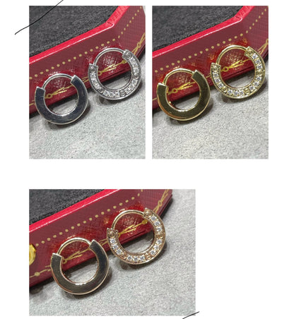 [ゲイル]ラブ ダイヤモンド イヤリング