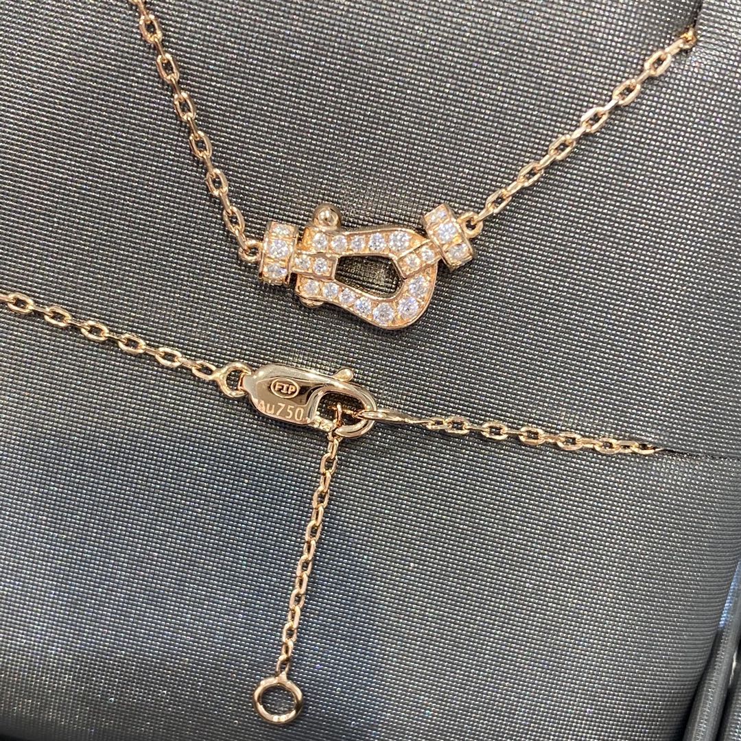 [GALE]FORCE 10 DIAMOND PINK GOLD NECKLACE MINI MODEL