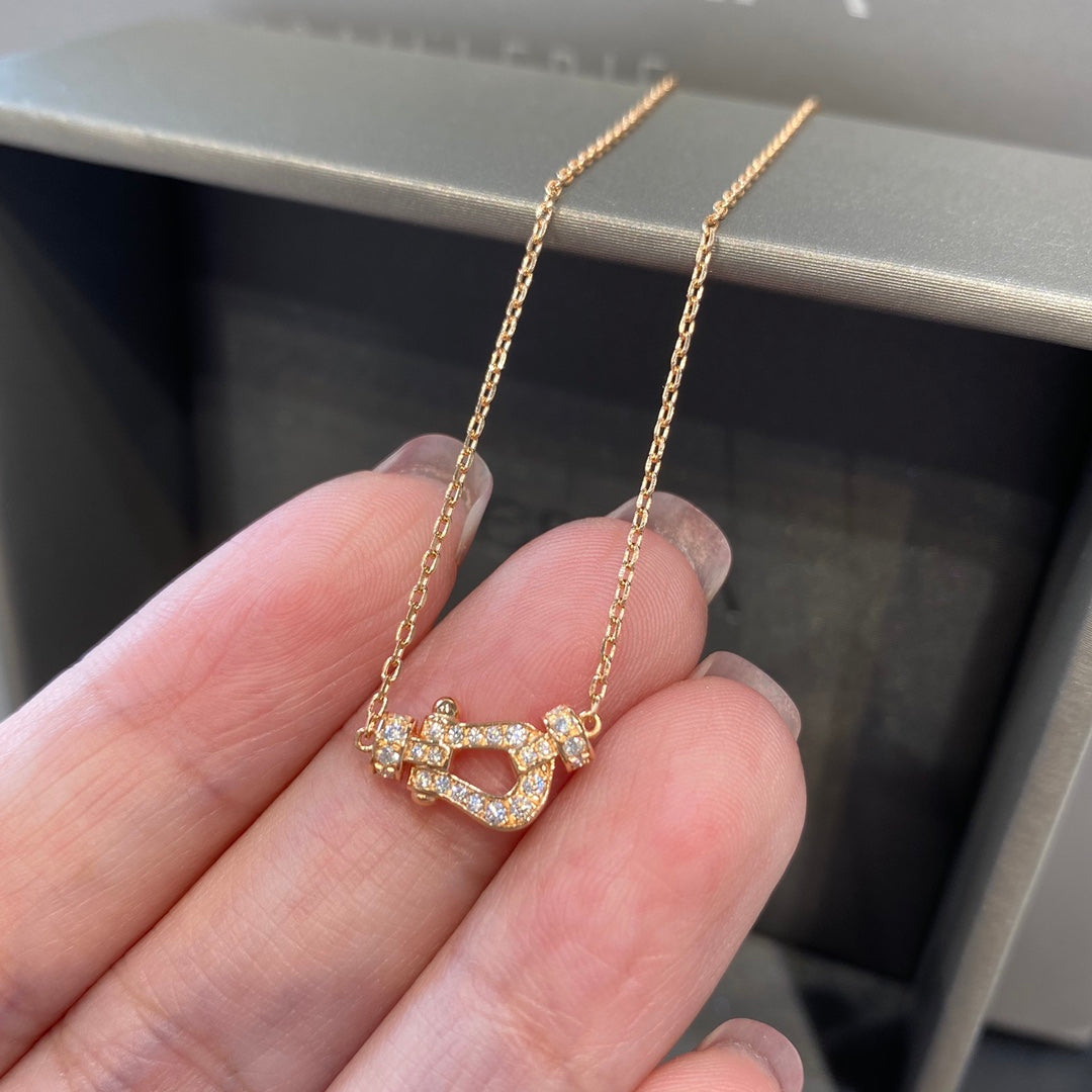 [GALE]FORCE 10 DIAMOND PINK GOLD NECKLACE MINI MODEL