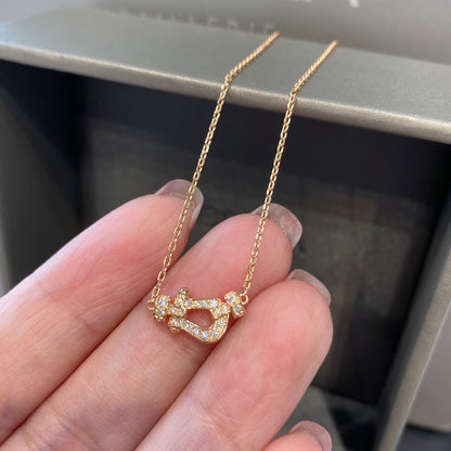 [GALE]FORCE 10 DIAMOND PINK GOLD NECKLACE MINI MODEL