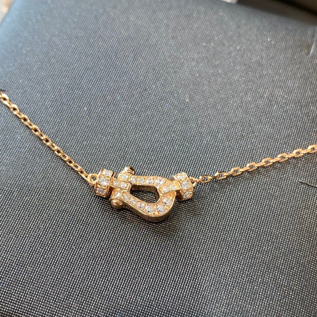 [GALE]FORCE 10 DIAMOND PINK GOLD NECKLACE MINI MODEL