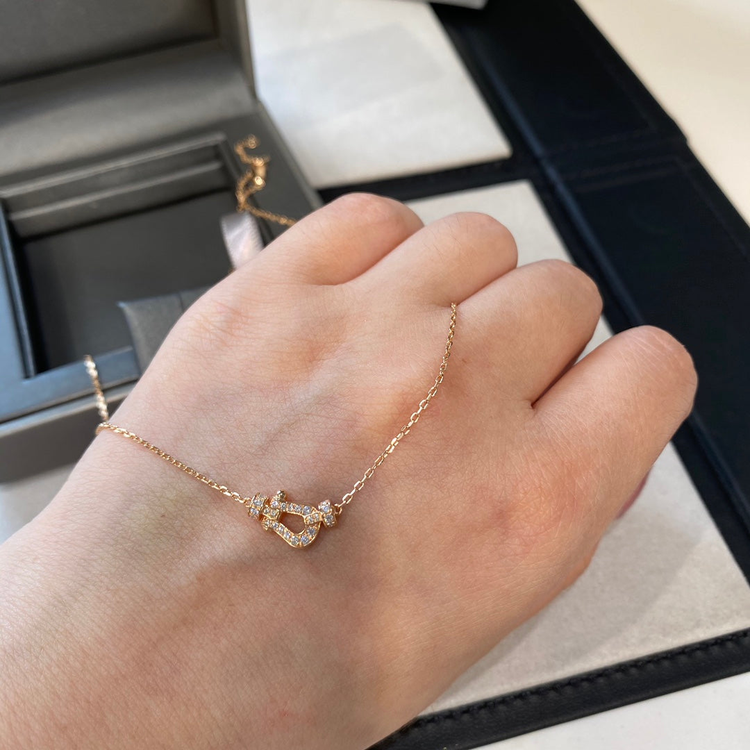 [GALE]FORCE 10 DIAMOND PINK GOLD NECKLACE MINI MODEL