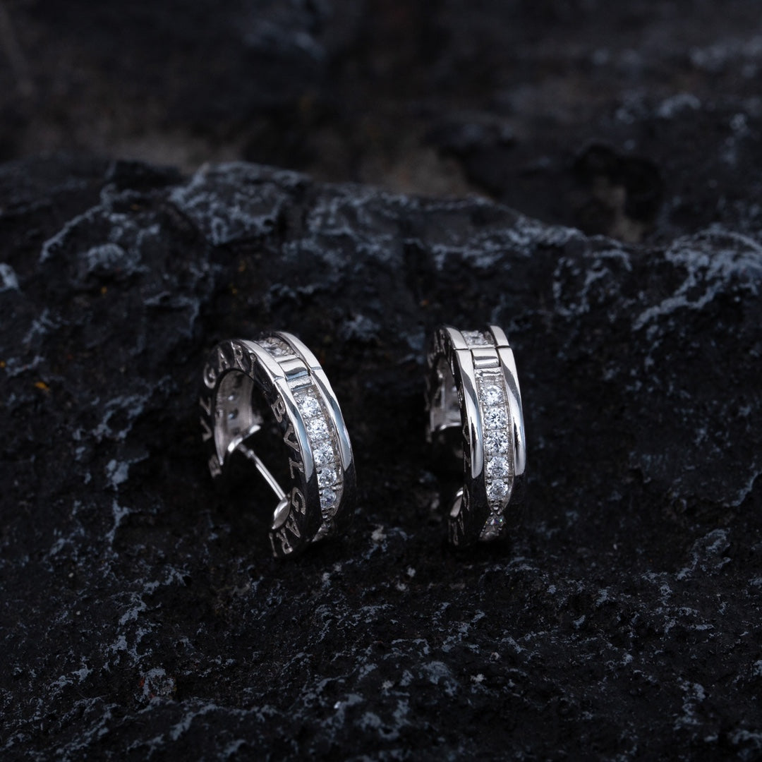[GALE]ZERO 1 MINI SILVER DIAMOND EARRINGS