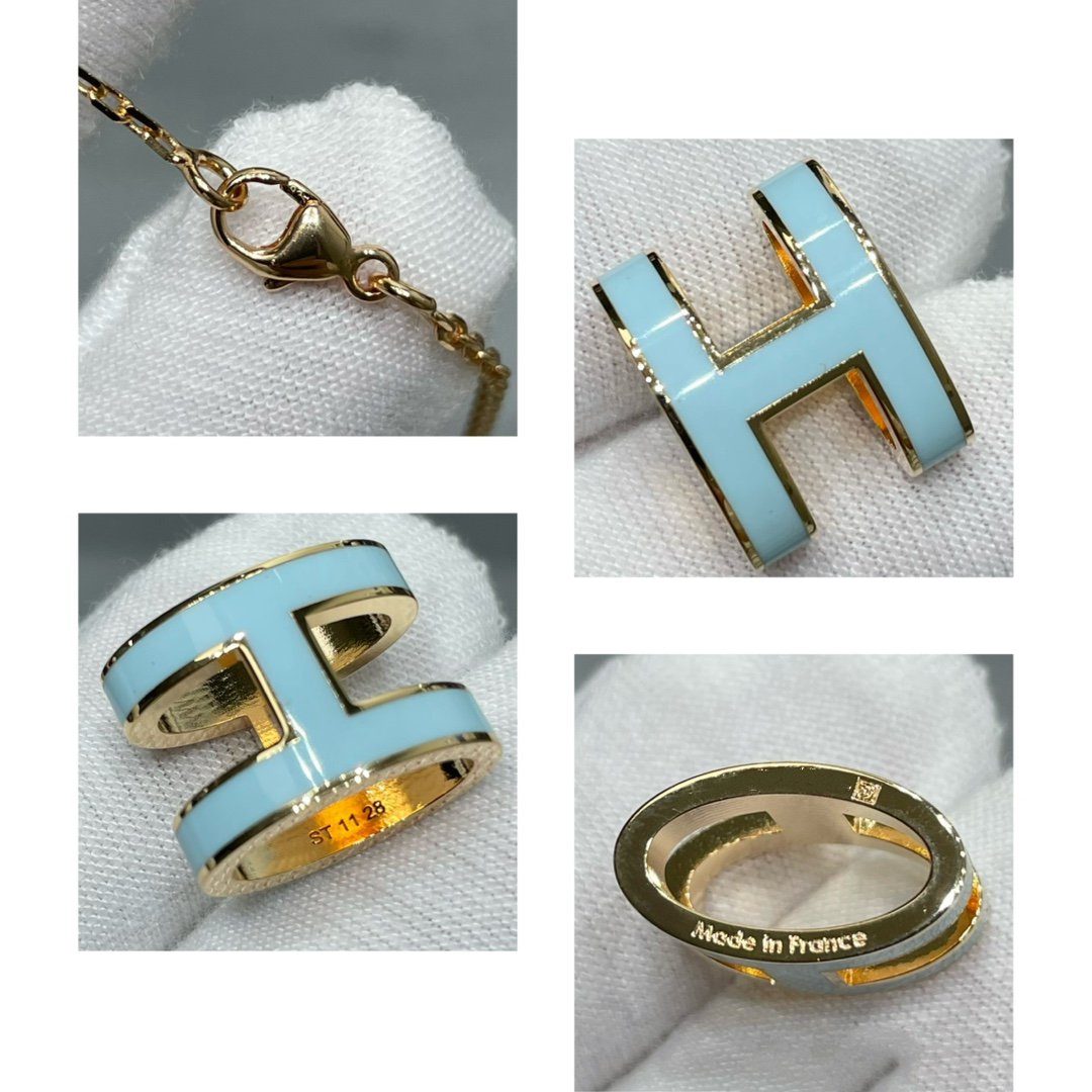 [GALE]POP H SKY BLUE NECKLACE