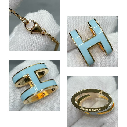 [GALE]POP H SKY BLUE NECKLACE