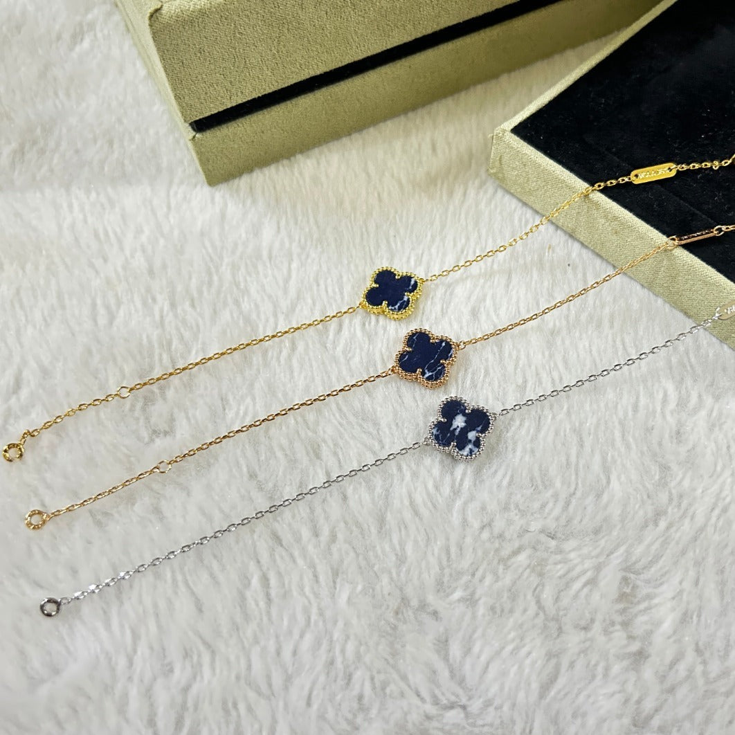 [GALE]クローバー 1モチーフ ピーターサイトブレスレット