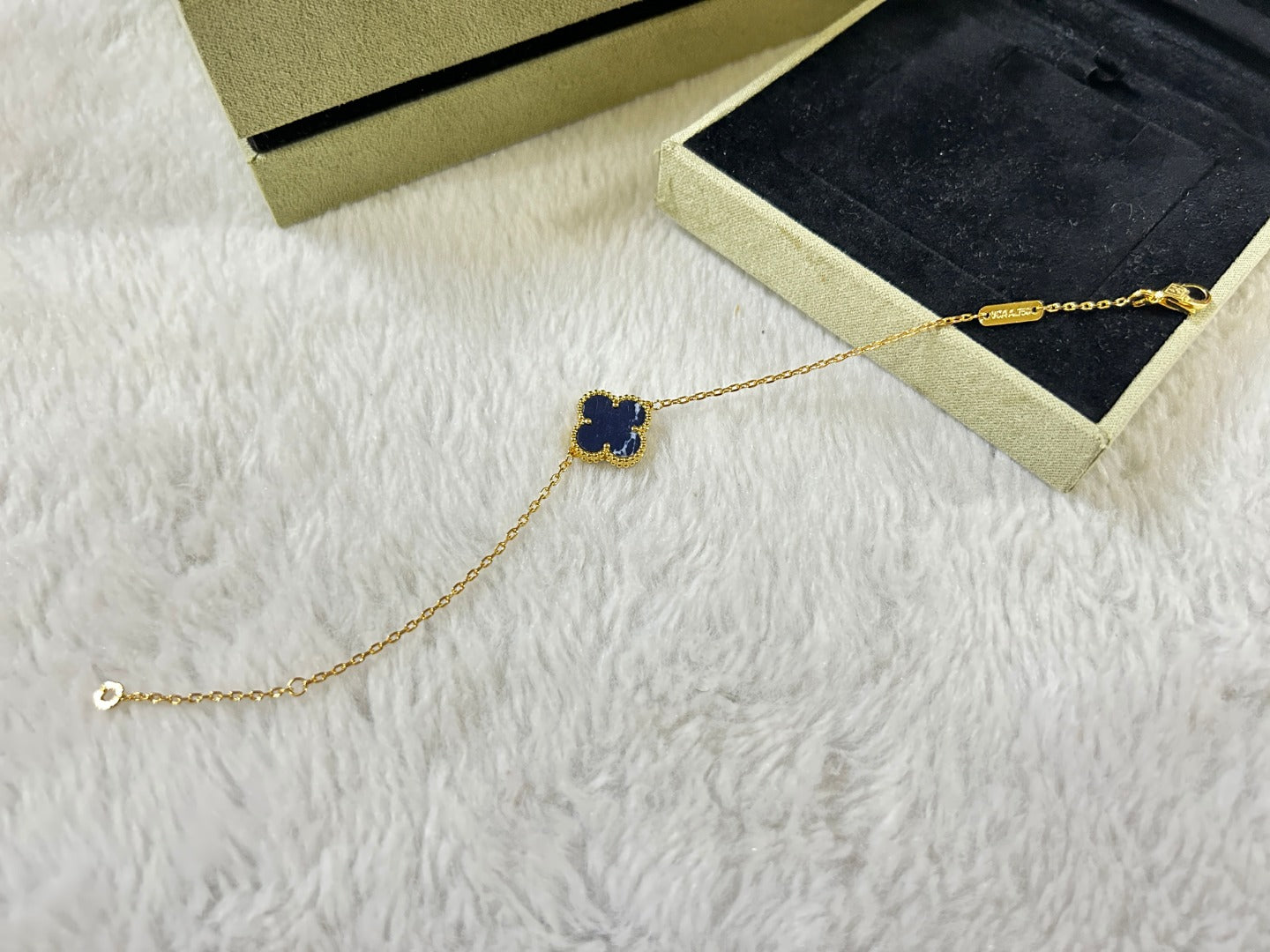 [GALE]クローバー 1モチーフ ピーターサイトブレスレット