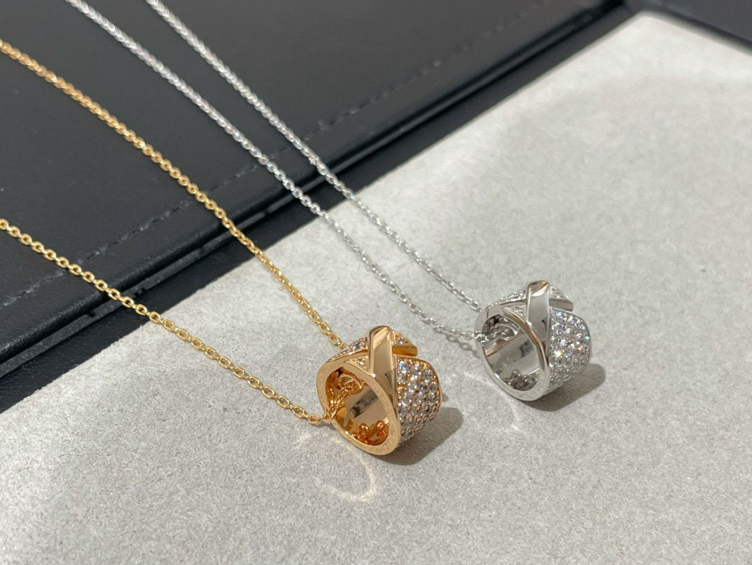 [GALE]LIENS EVIDENCE DIAMOND PAVED NECKLACE