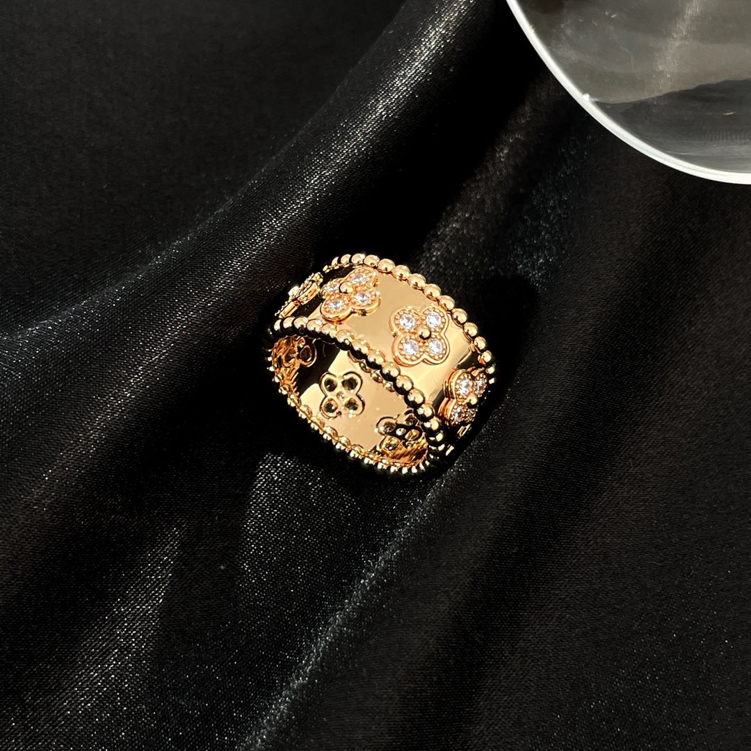 [GALE]PERLEE DIAMANT GROSSER RING 