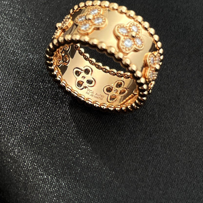 [GALE]PERLEE DIAMANT GROSSER RING 