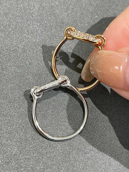 [GALE]RONDE KLEINER DIAMANTRING