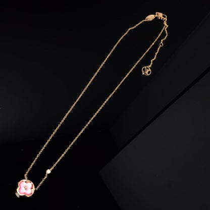 [GALE]COLOR BLOSSOM PINK MOP SUN GOLD KETTE