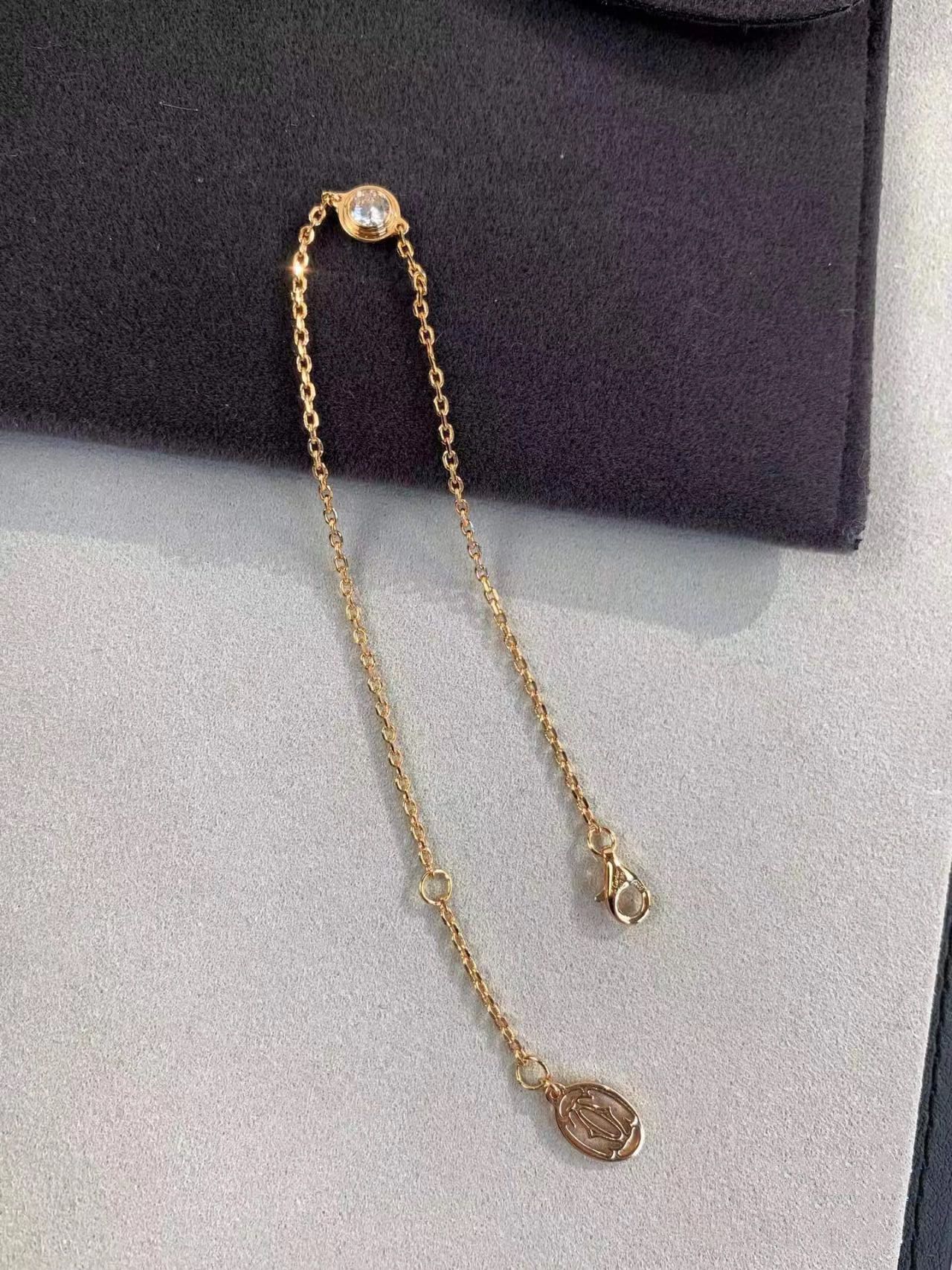 [GALE]ダムール ダイヤモンド リンク ブレスレット