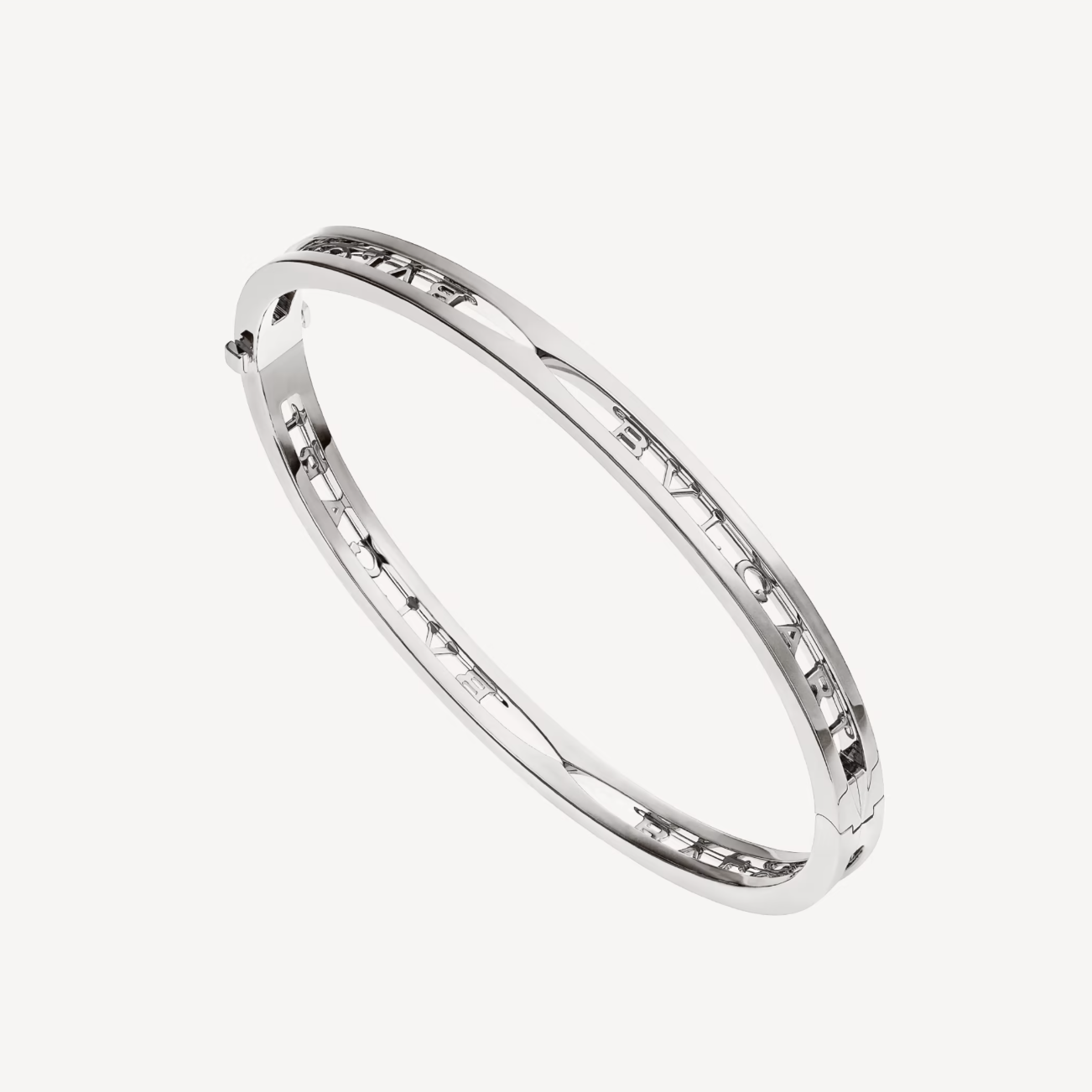 [GALE]ZERO 1 SPIRAL LOGO SILVER BRACELET