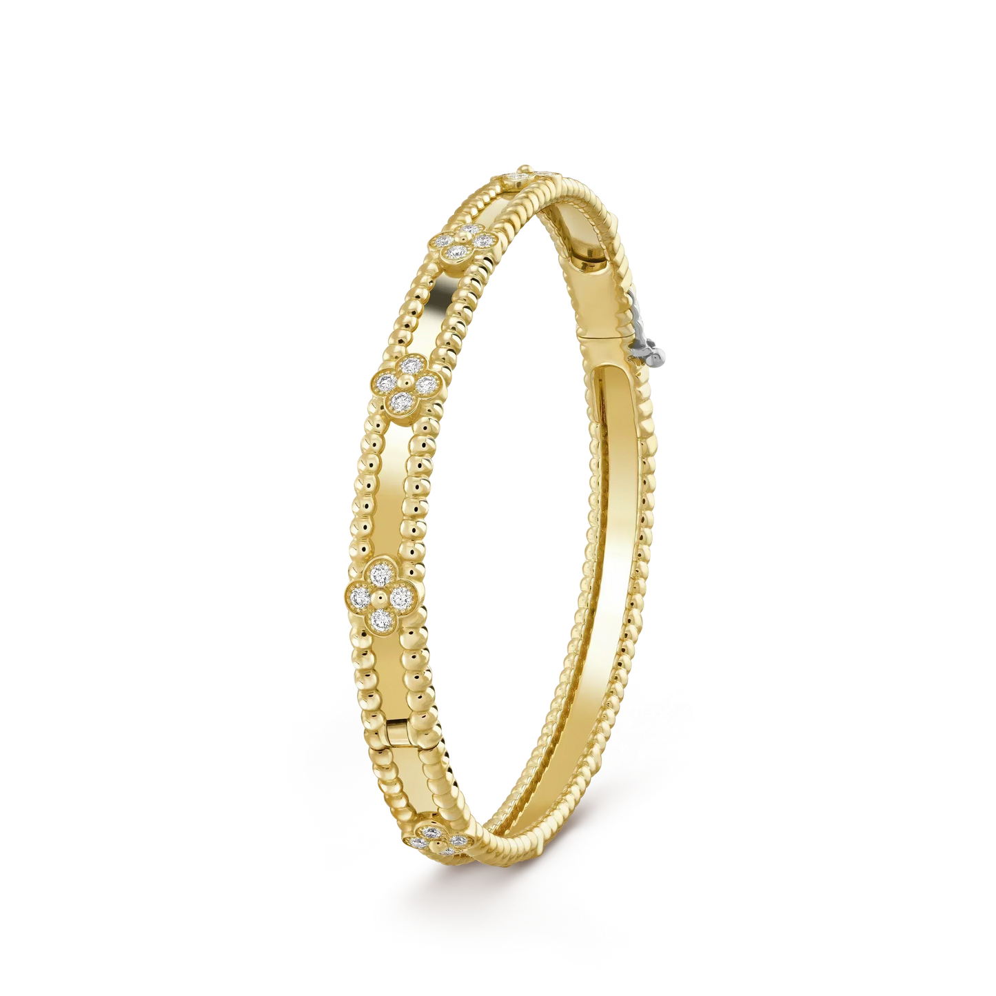 [GALE]Clover Armband 4mm Diamanten