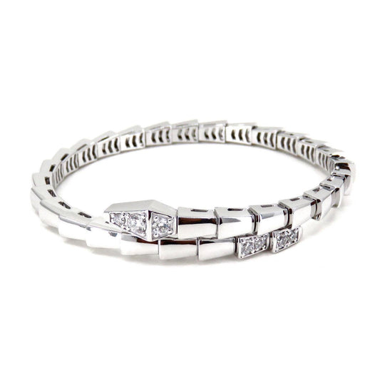 [GALE]SERPENTI BRACELET DIAMONDS SILVER