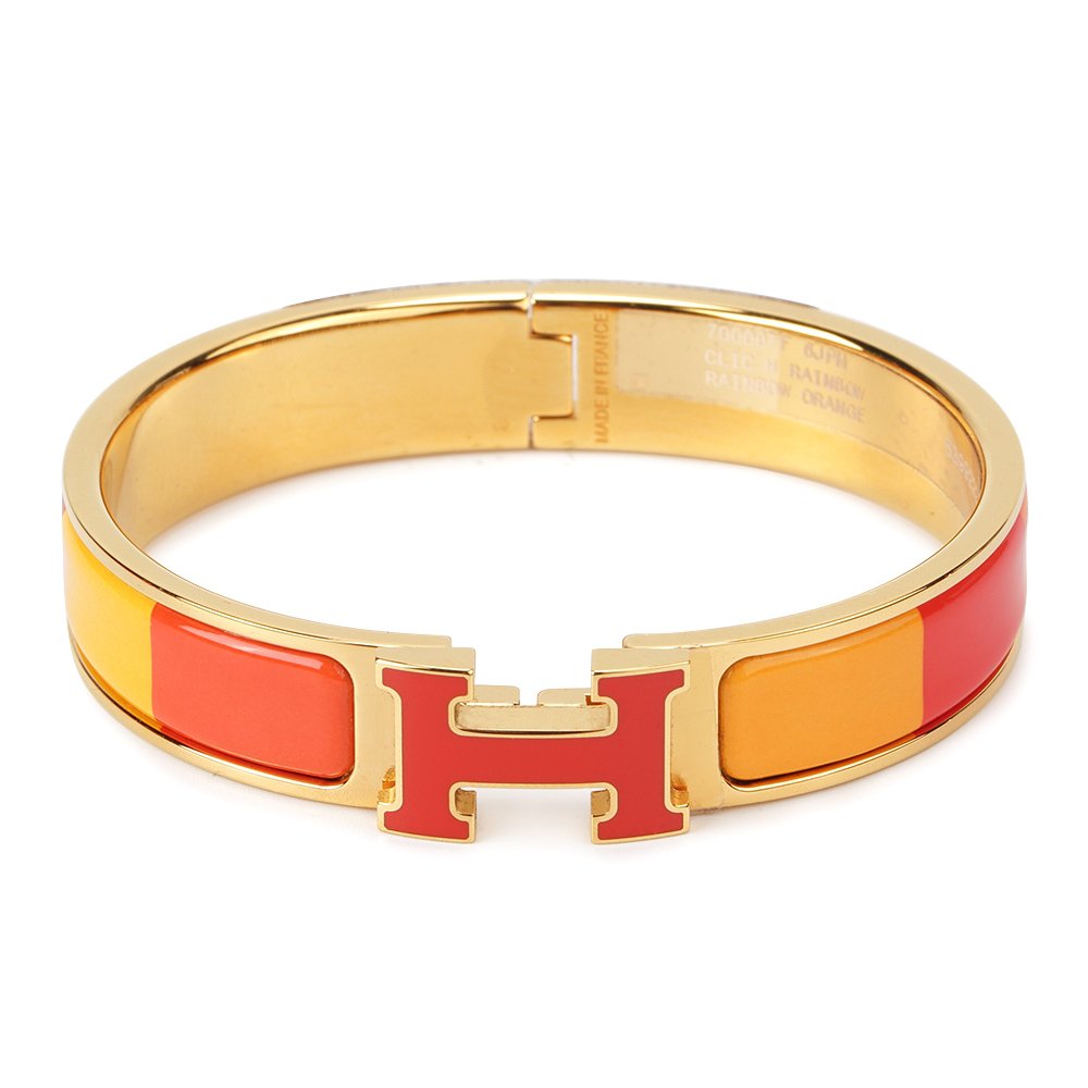 [GALE]H Armband Orange Regenbogen Keramik