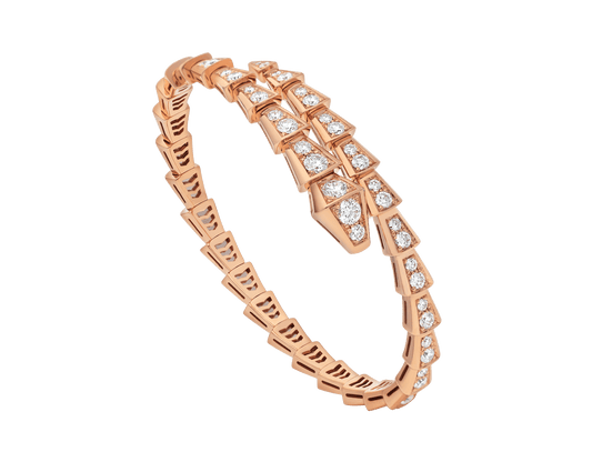 [GALE]SERPENTI BRACELET 6.8MM PINK GOLD DIAMOND