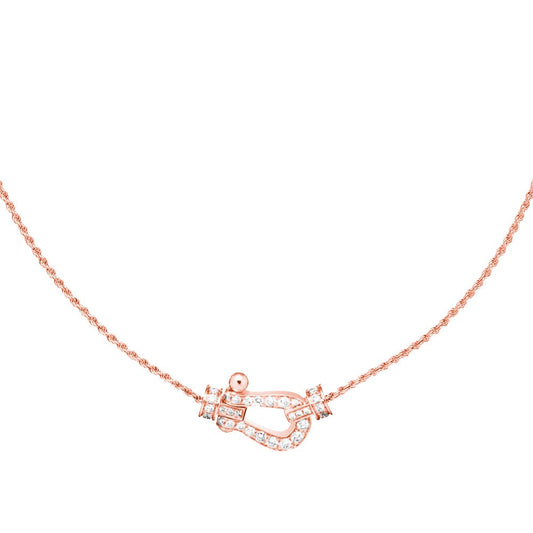 [GALE]FORCE 10 PINK GOLD DIAMOND NECKLACE
