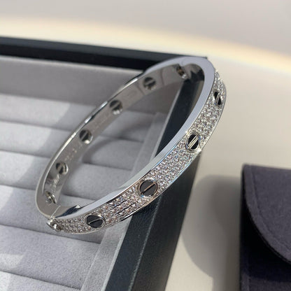 [GALE] LOVE ARMBAND 6,1 MM DIAMANT-PAVED KERAMIK 