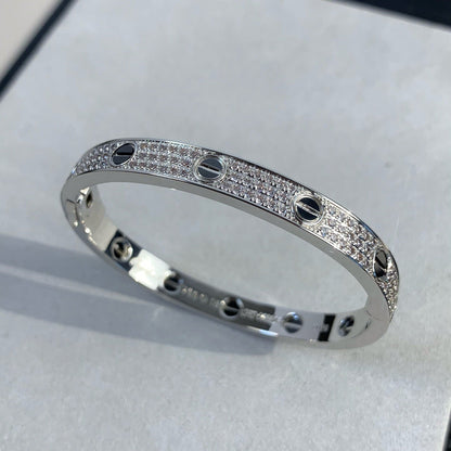[GALE] LOVE ARMBAND 6,1 MM DIAMANT-PAVED KERAMIK 