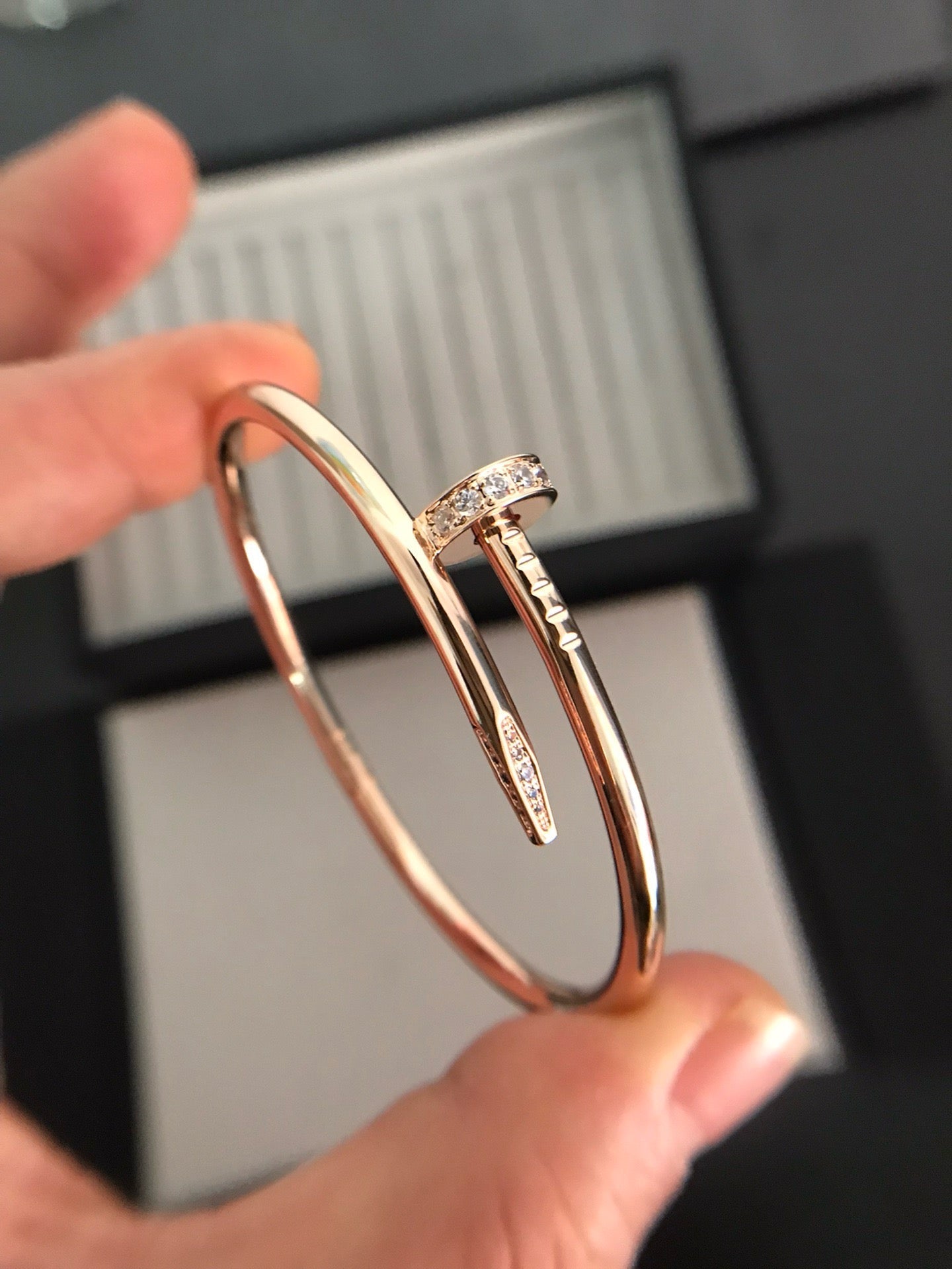 [GALE]JUSTE ARMBAND 3,5 MM DIAMANTEN