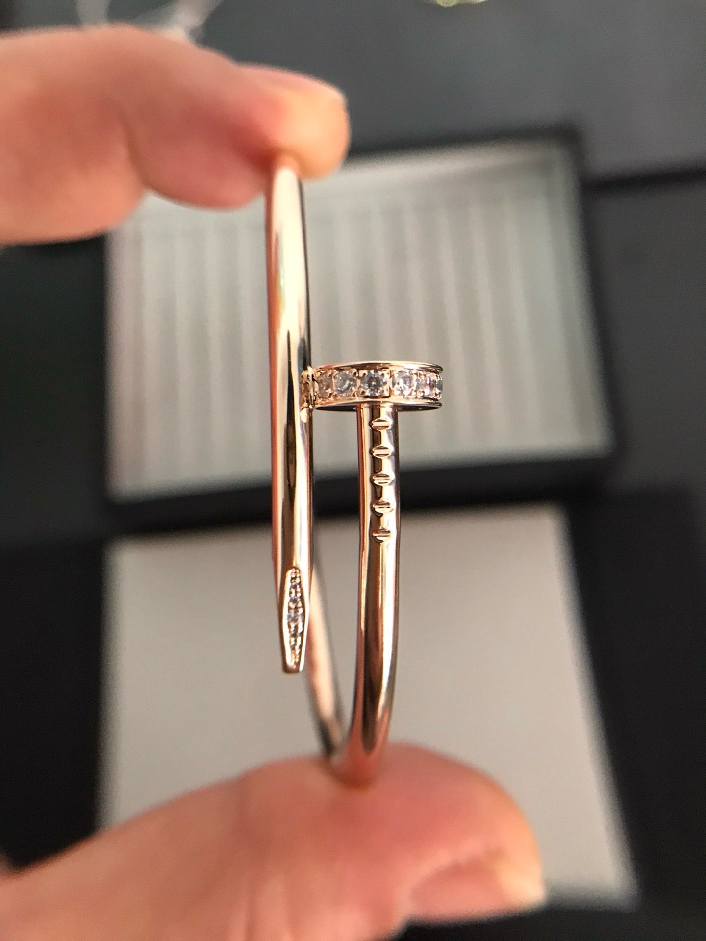 [GALE]JUSTE ARMBAND 3,5 MM DIAMANTEN