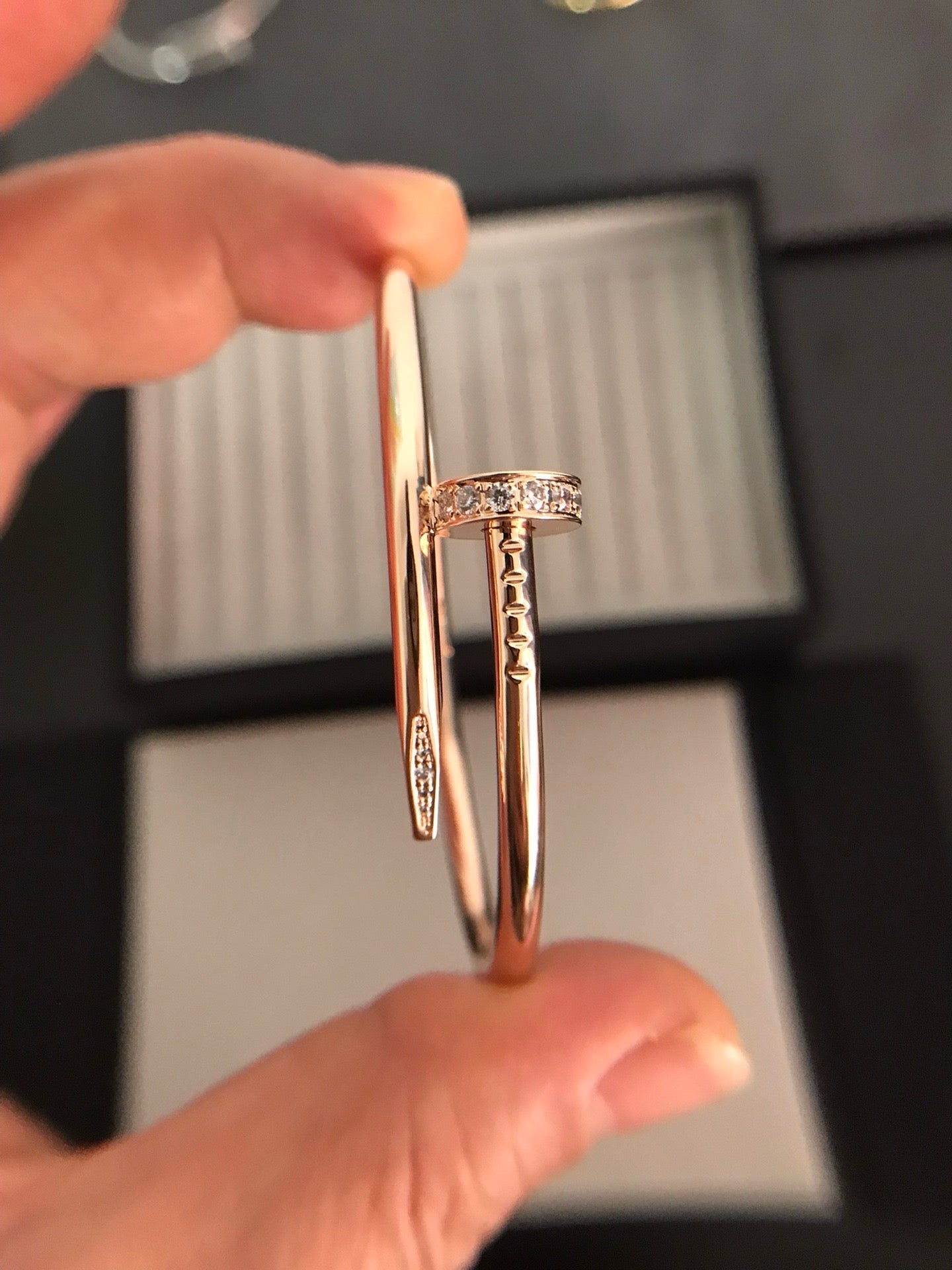 [GALE]JUSTE ARMBAND 3,5 MM DIAMANTEN