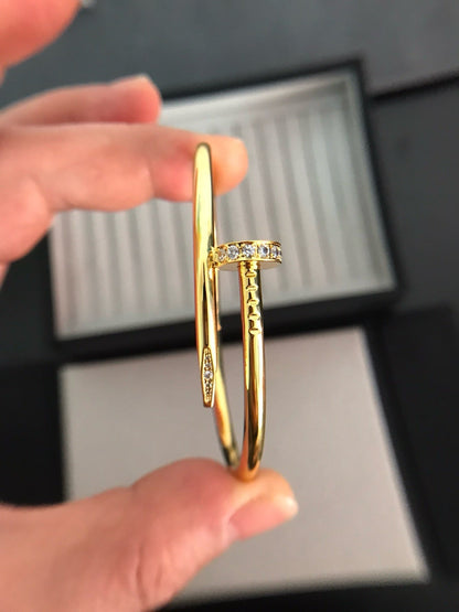 [GALE]JUSTE ARMBAND 3,5 MM DIAMANTEN