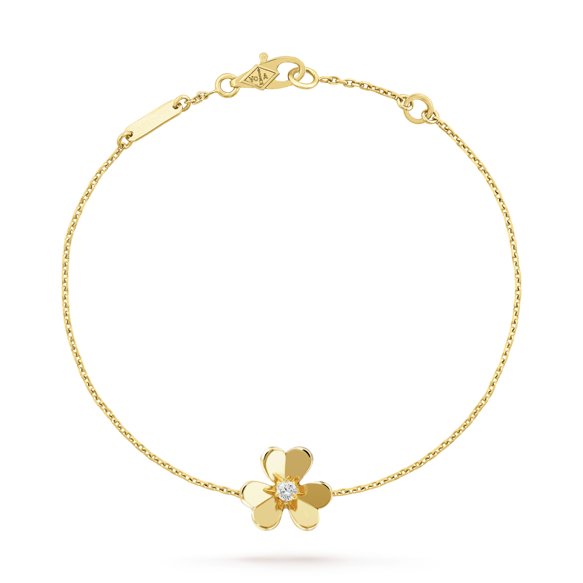 [GALE]FRIVOLE GOLD BLUME ROSA MALACHIT ARMBAND