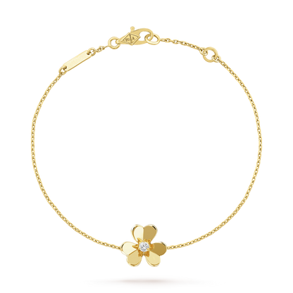 [GALE]FRIVOLE GOLD BLUME ROSA MALACHIT ARMBAND
