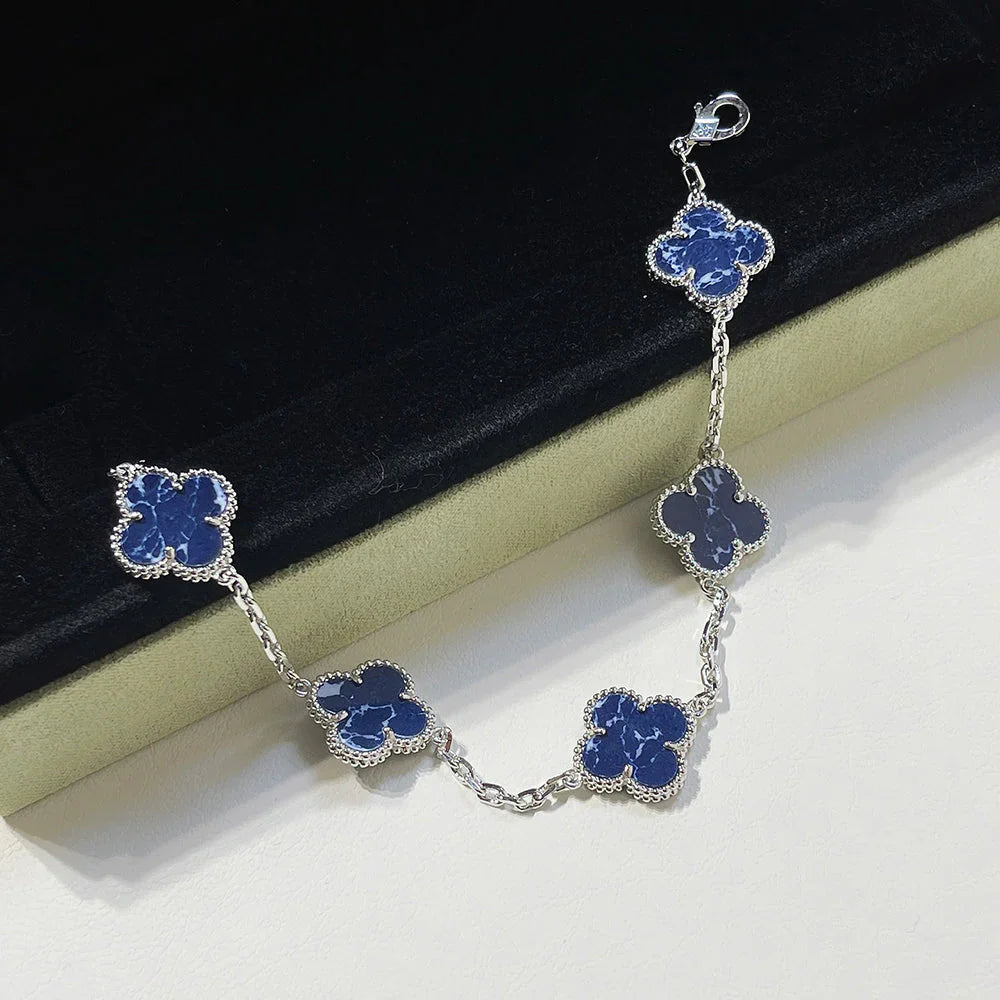 [GALE]CLOVER 5 MOTIF PIETERSITE BRACELET COLLECTION