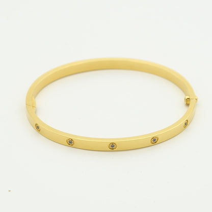 [GALE] LOVE ARMBAND 3,65 MM 10 DIAMANTEN