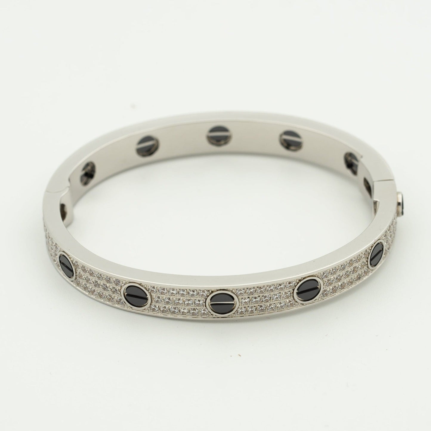 [GALE] LOVE ARMBAND 6,1 MM DIAMANT-PAVED KERAMIK 