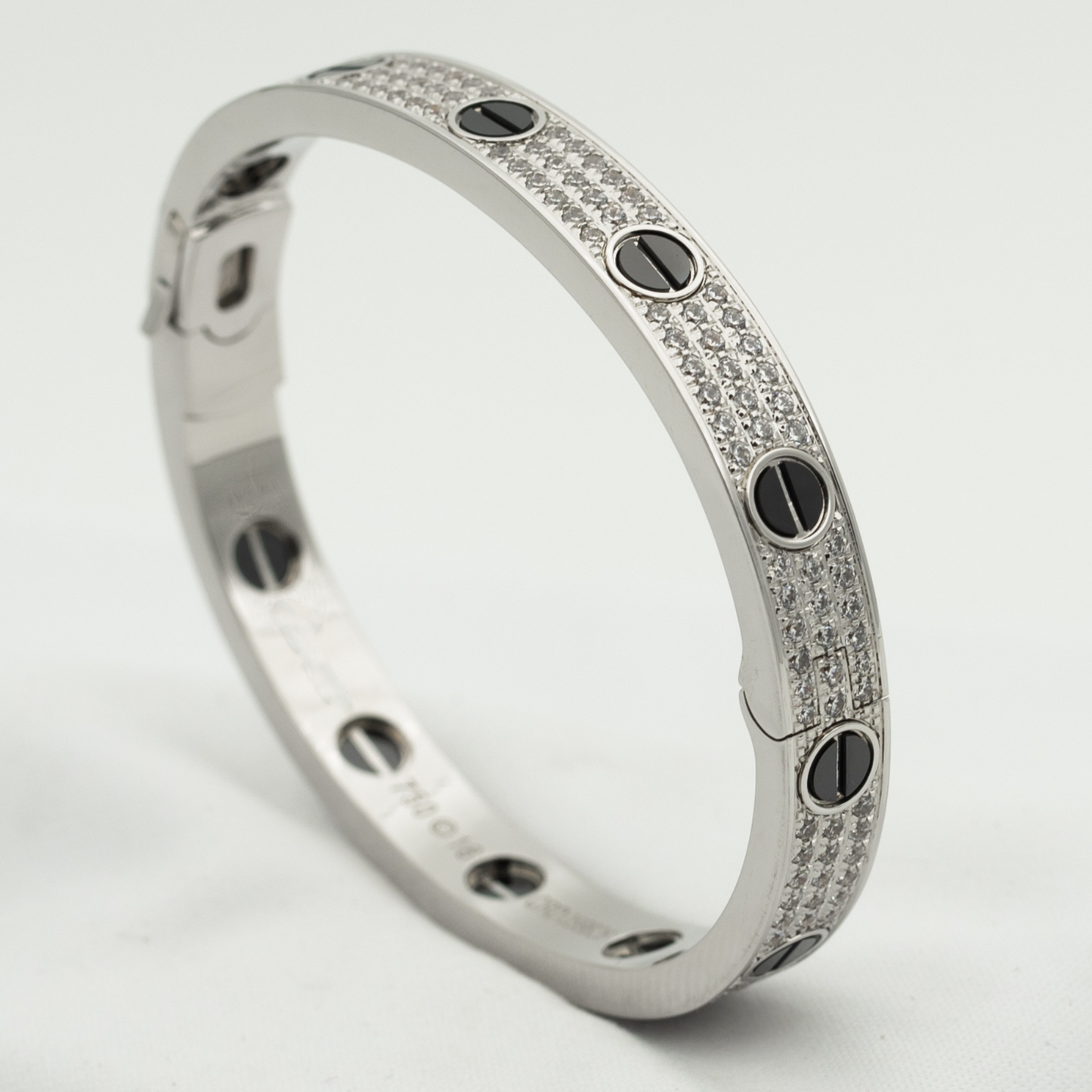 [GALE] LOVE ARMBAND 6,1 MM DIAMANT-PAVED KERAMIK 