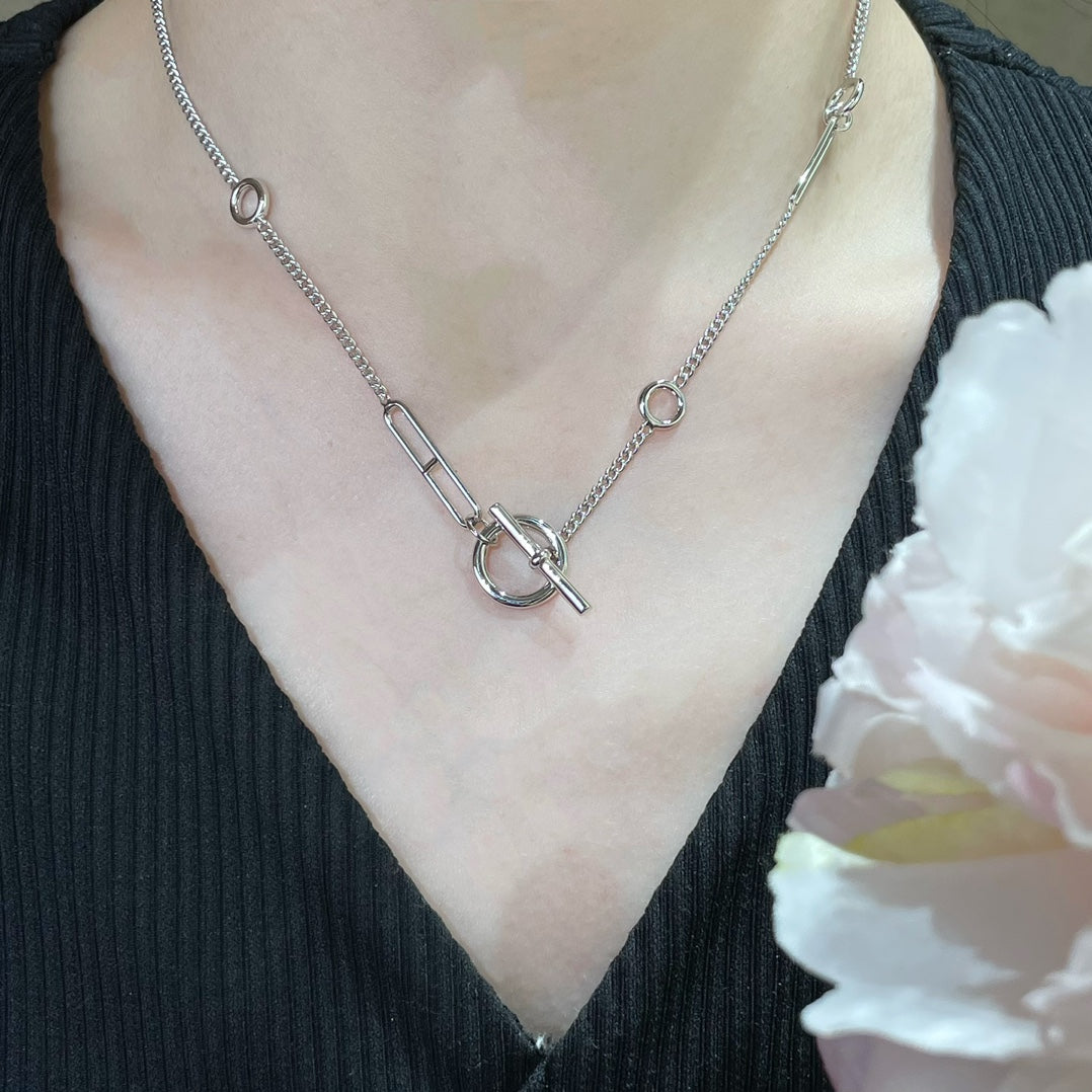 [GALE]HM STERLING CHAINE D'ANCRE HEART