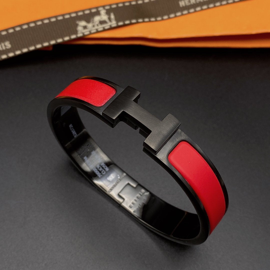 [GALE]CLIC HM SO SCHWARZ-ROTES ARMBAND