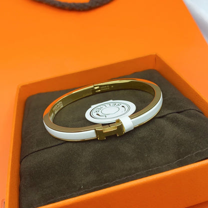 [GALE]CLASSIC HM CLIC WEISSES 8MM EMAILLET