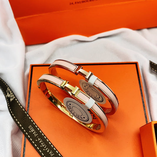 [GALE]CLASSIC HM CLIC PINK 8MM EMAILLET ARMBAND