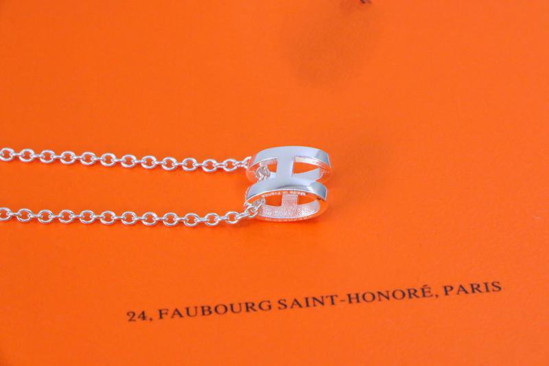 [GALE]HM NECKLACE H LETTER OVAL SERIES
